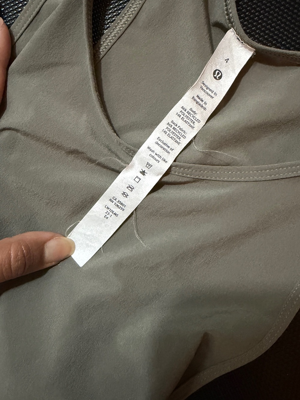 Lululemon Lightweight Stretch Running Tank Top